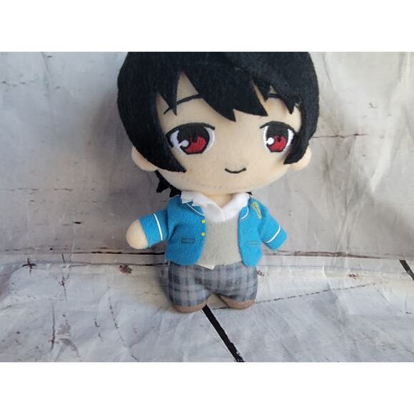 Ensemble Stars Ritsu Sakuma School Uniform Sit Plush Doll FuRyu - Picture 3 of 7